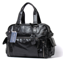Mens bag single shoulder bag casual handbag fashion bag large capacity travel bag Han version of trend mens computer bag