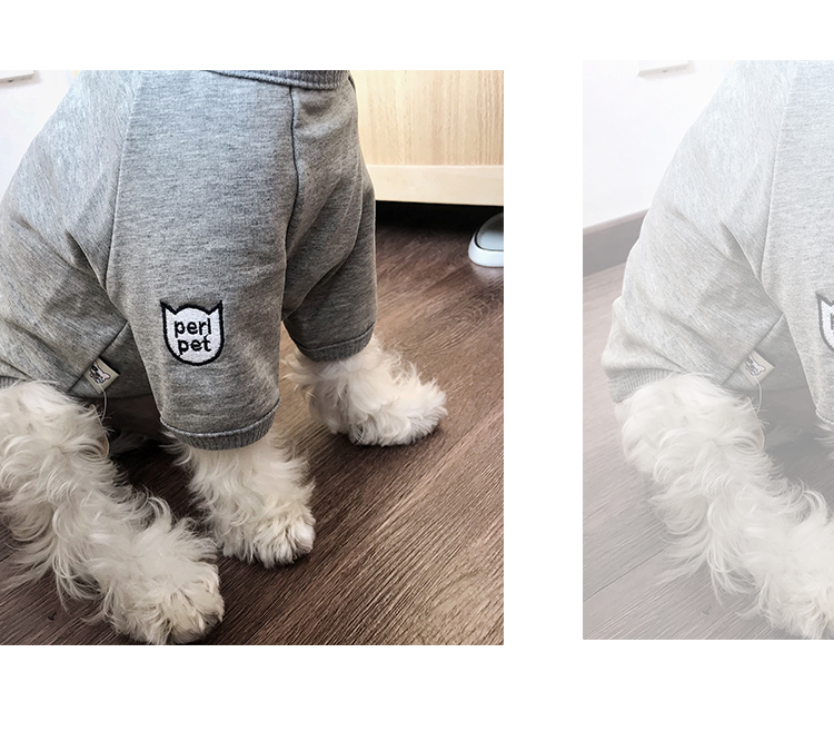 Quần áo màu đỏ chó Giáng sinh quần áo cỡ trung và mùa đông quần áo mỏng phần Teddy quần áo năm mới hai chân - Quần áo & phụ kiện thú cưng mèo mặc áo
