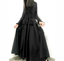 SAKUYA dark Mountain Benwind Small crowddesigner Fairy Cdg Lake Edge Black & White Reworked Burn Flowers Shirt