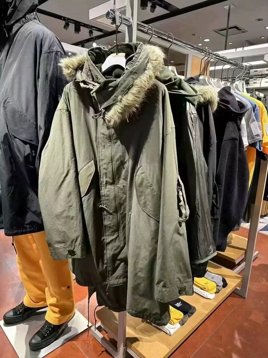 N.HOOLYWOOD N.H TPES MODS COAT M48 军事内胆军事风衣