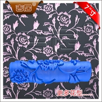7-inch rubber stamp roller brushed rollaway wall upper die interior patterned wallpaper roller wall printed wall tool