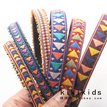 Ethnic style childrens hair band careful machine hair accessories Korean baby headdress Ancient style girl broken hair hair band non-slip accessories