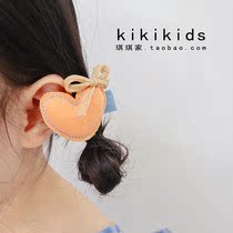 New Korean childrens hair ornaments bow girls hair clip Childrens edge clip broken hair card baby love BB bangs clip