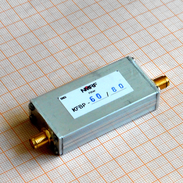 Band-pass filter SMA connector in 60-80MHz