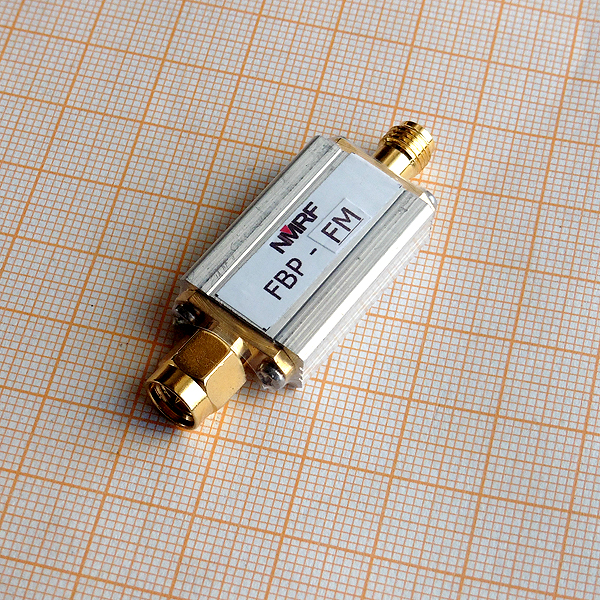 88~108MHz band pass filter FM FM broadcast band pass filter SMA ultra small volume
