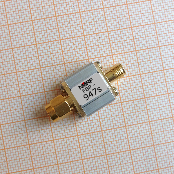 947 947 (935-960) GSM900 dedicated SAW band pass filter 25MHz bandwidth SMA connector