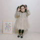 Girls fleece dress autumn and winter 2022 new winter clothes children's fluffy princess dress baby foreign style winter skirt