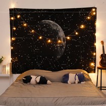 Background cloth ins Wind hanging cloth room live room rental room decoration cloth wall cloth dormitory bedroom bedside tapestry