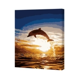 Цифровая масляная краска для гостиной, диван, декор, замок, «сделай сам»