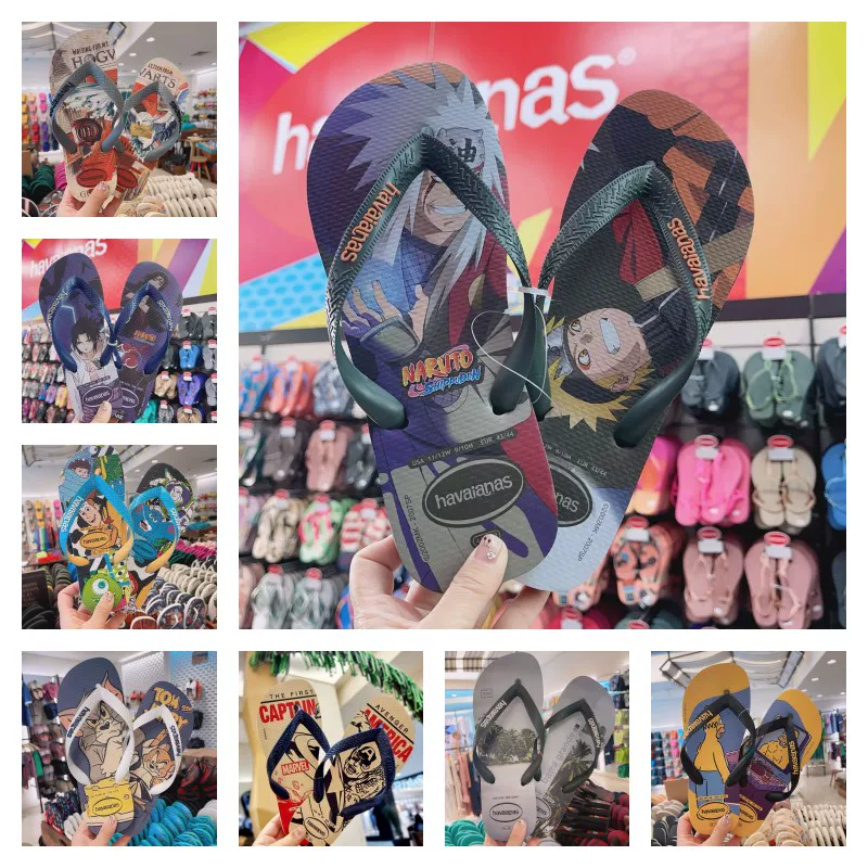 Новые Brazil Havaianas Havana персонаж человека Drag Мужские сланцы