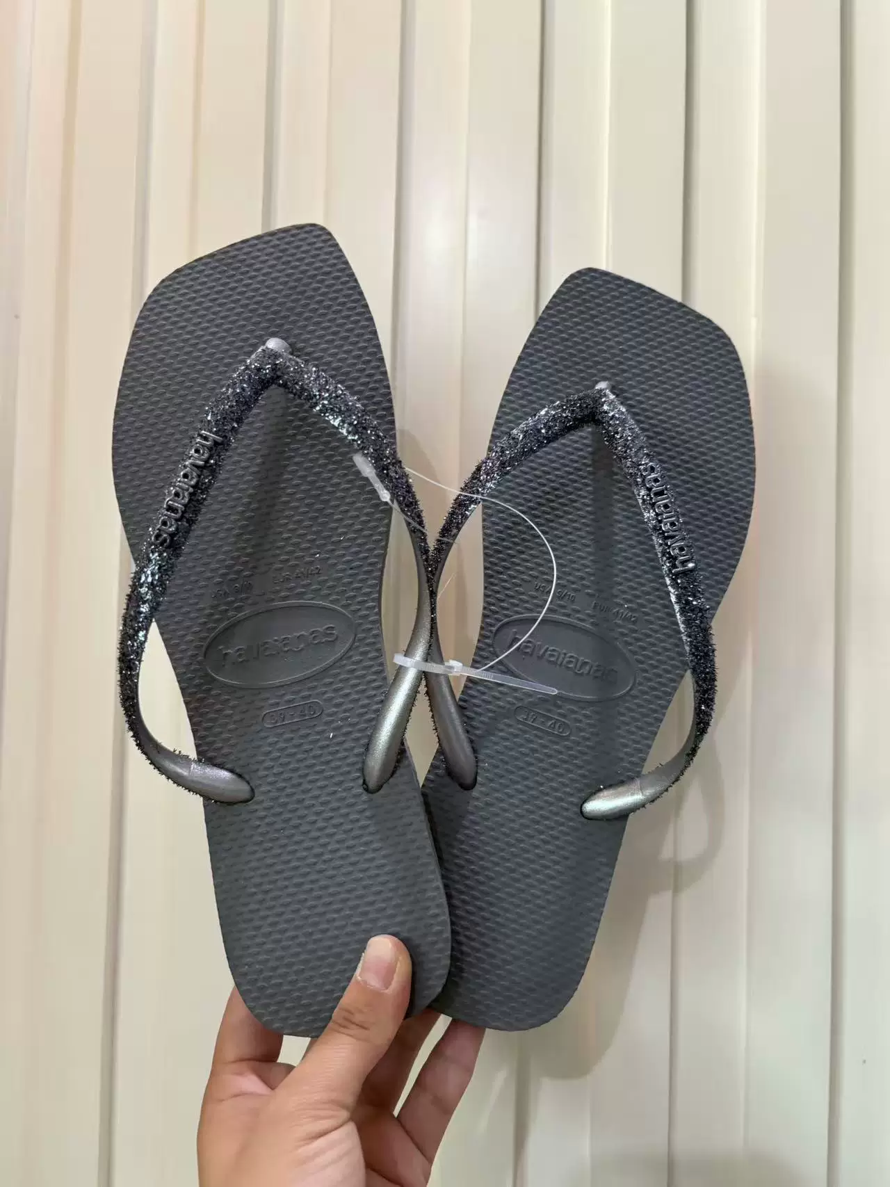 Бразильские Havaianas однотонные тонкие Havana шлепанцы для женщин, нескользящие тапочки, сандалии по углу