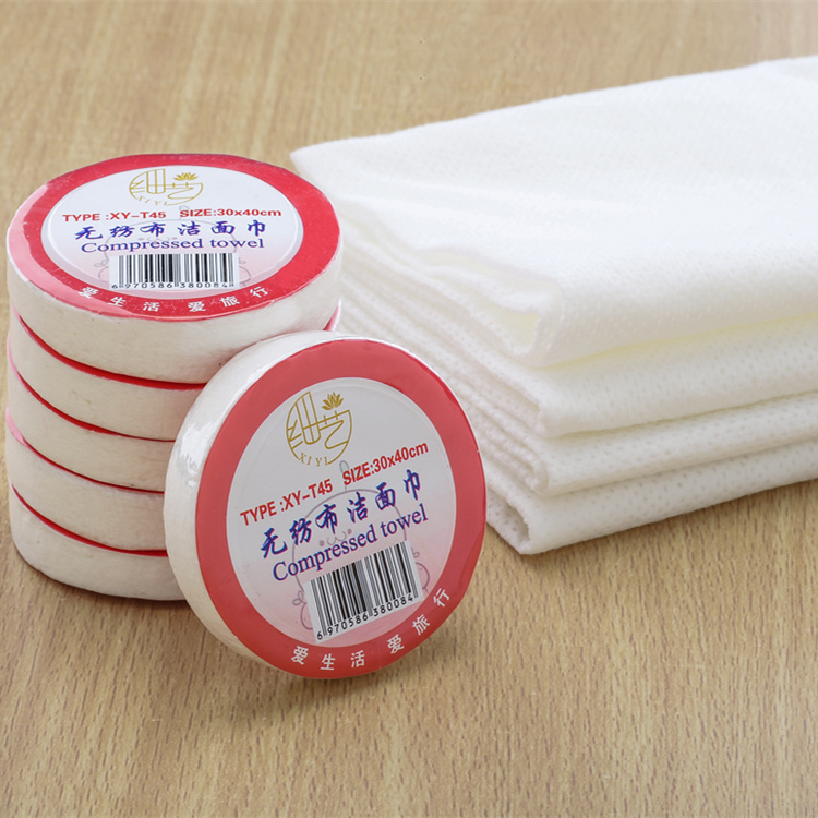 Large Size Fine Art Disposable Compression Towel Pure Cotton Wonder Travel With Multipurpose Wash Face Towel Finish 30X40