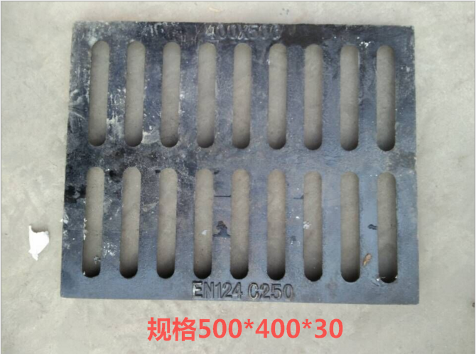 Ductile manhole cover cast iron ditch cover 400*500*30 rainwater ditch cover