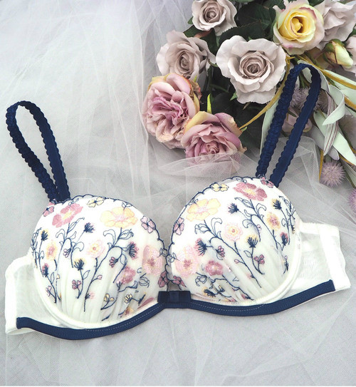  Japanese mainland China Goethe A BY AMAMHI Japanese Flowers Fresh Underwear Bra 490