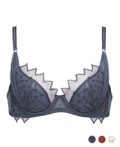 Japanese native CHUT Japanese beauty starry night high-grade embroidered lace underwear bra 472