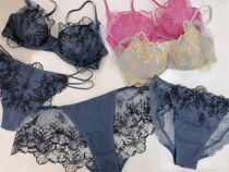  Japanese native CHUT thin delicate comfortable light big flower sexy Japanese underwear bra 132
