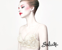 Japanese native wacoal wacoal SALUTE Snow Flower exquisite gathering underwear bra 781