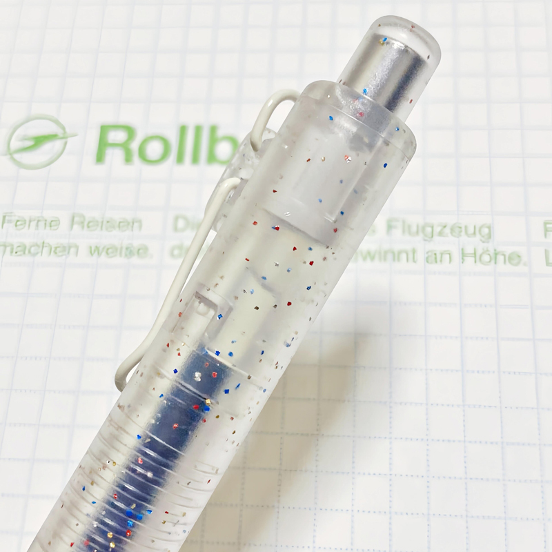 New Uni Mitsubishi Uniball Small Thick Core Pen, Fine Glitter Gel Pen, Zento Limited Edition Black Technology Thick Ink