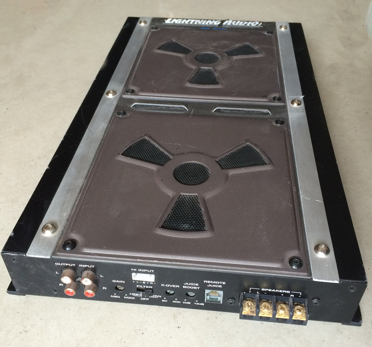 Bộ khuếch đại âm thanh gốc Thunder 2 Road của Mỹ Âm thanh xe hơi Bộ khuếch đại công suất siêu trầm khuếch đại công suất hai kênh - Âm thanh xe hơi / Xe điện tử máy hút bụi xe hơi