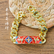 Thai Buddha Dragon Po Chan South Buddhist calendar 2560 four-sided God bracelet mens version