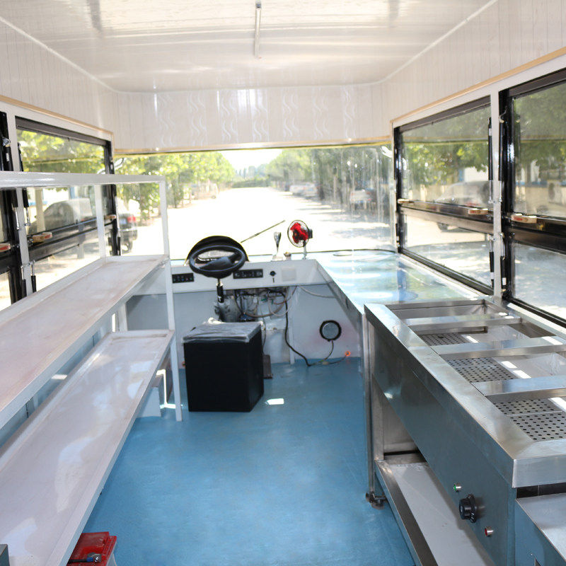 Snack Truck Dining Car Cart Cart Department Store Stall Multi-functional Electric Four Wheel Fast Food Cooked Food Sale Commercial RVs