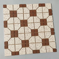 Восьмиугольный коричневый