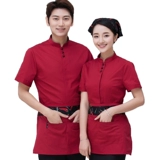 Официант рабочая одежда летнее платье летнее сотрудники Catering Catering Cheer Hotpot Shop Restauran