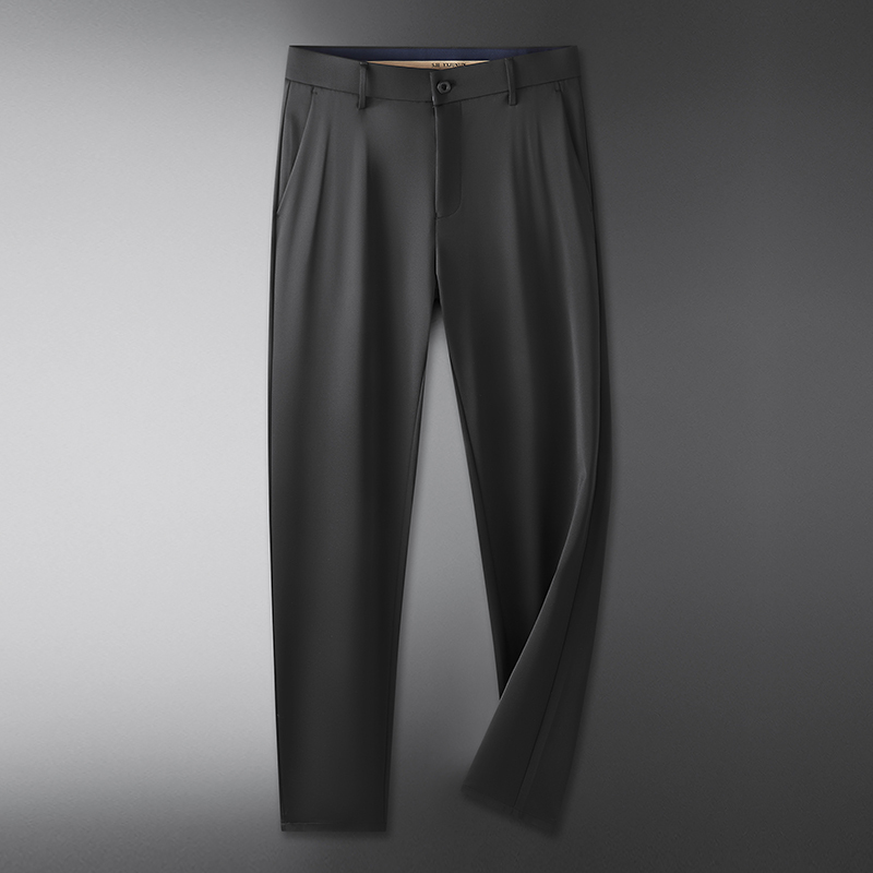 Men's Casual Trousers, Loose Fit, Plus Size, Big and Tall, Black Stretch Suit Pants for Men Men's Casual Trousers, Loose Fit, Plus Size, Big and Tall, Black Stretch Suit Pants for Men
