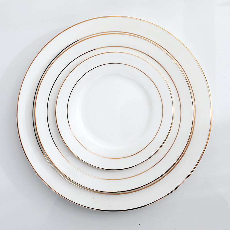Ceramic dish dish dish household creative ipads China breakfast steak up phnom penh flat plate plate plate west pot dish