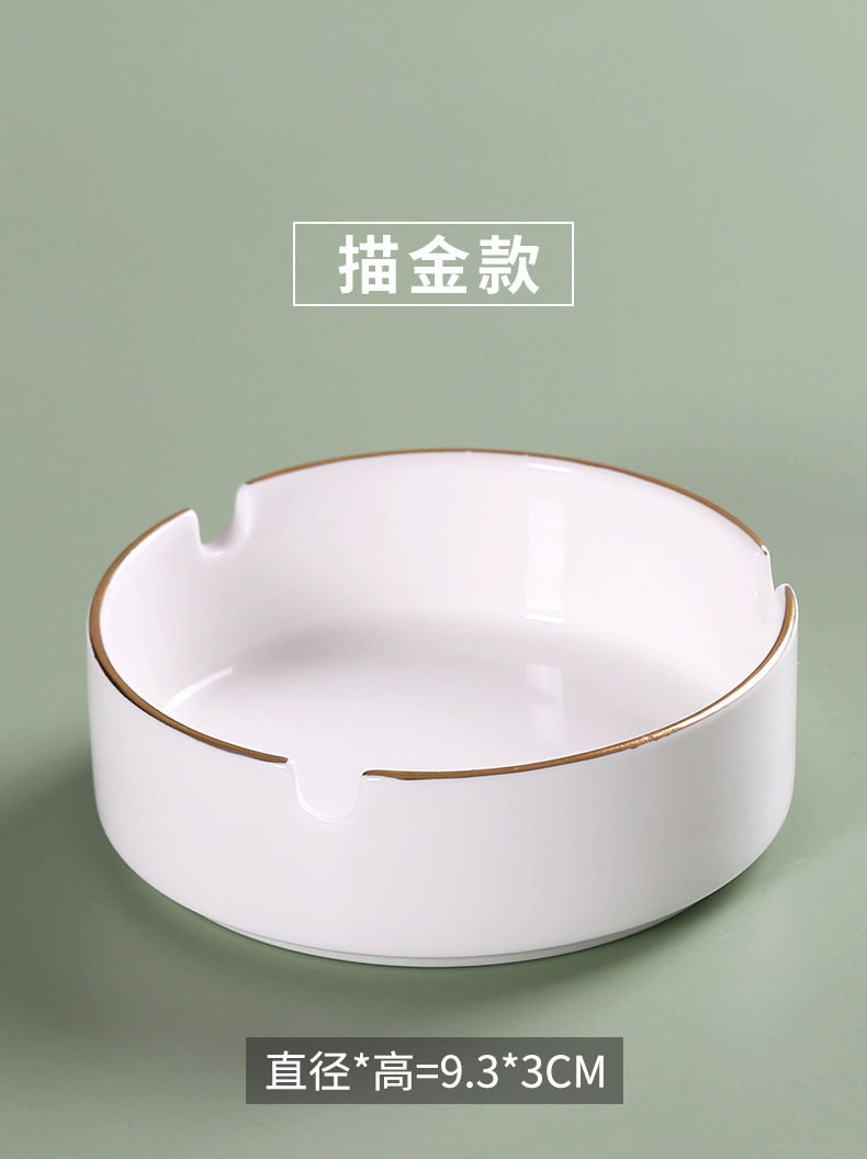 Ceramic ashtray creative move trend of Chinese public ashtray home sitting room contracted the custom office