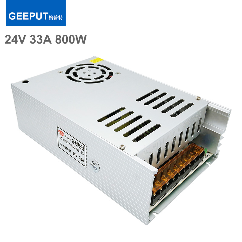 24V 24V 33A 800W 800W industrial power supply LED light with light box water pump motor power transformer