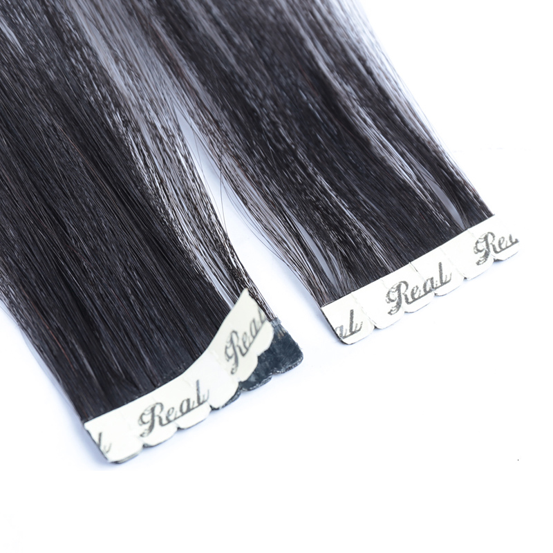 Incognito hair extension Invisible long hair wig Patch connector Hair piece hair extension Self-connection Female real hair Hair piece can be hot dyed