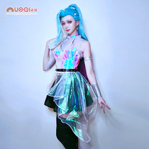 LOL League of Legends KDA ALL OUT Seraphine sallefinine cos suit cosplay suit