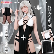 Noki nữ tu gợi cảm cos trang phục Halloween biểu diễn ma trang phục treo quần cosplay nữ tu gợi cảm trang phục