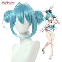 (Noqi) VOCALOID Hatsune future miku bunny girl cos wig cosplay fake hair hand