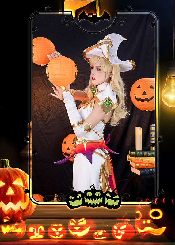 [Clearout Đặc Biệt] lol Liên Minh Huyền Thoại Ultimate Morgana Cos Trang Phục Halloween Trang Phục Hóa Trang