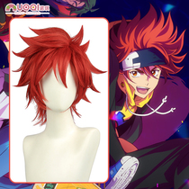 (Nuoqi)Infinite skateboard Kiya Wu Li cos wig SK8 red short anime cosplay fake hair