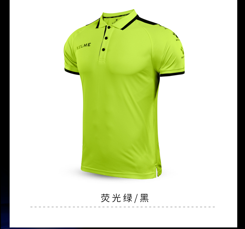 YY chính hãng KELME Calme nam thể thao mùa hè Casual Lapel ngắn tay áo thun áo thun 3871004 áo polo