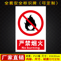 No fireworks No fireworks Fire protection Fire safety sign warning sign Sign warning sign sticker customization 02