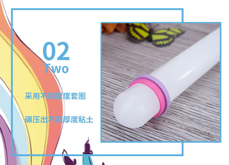 Clay stick bùn áp lực stick của nhãn hiệu diy sản xuất siêu ánh sáng đất sét màu đất sét mềm công cụ vật liệu rắn acrylic rod