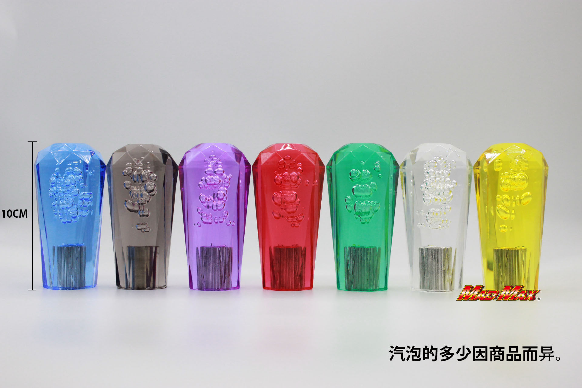 Car steak blocking head upscale fashion diamond crystal bubble luminous cool and beautiful and generous 10cm