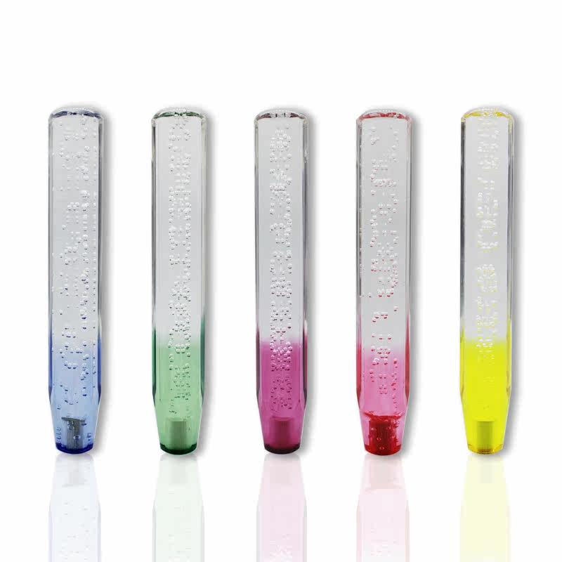 Car modification special gear head supplies personality modification trend gear shift handball luminous two-color water 30cm