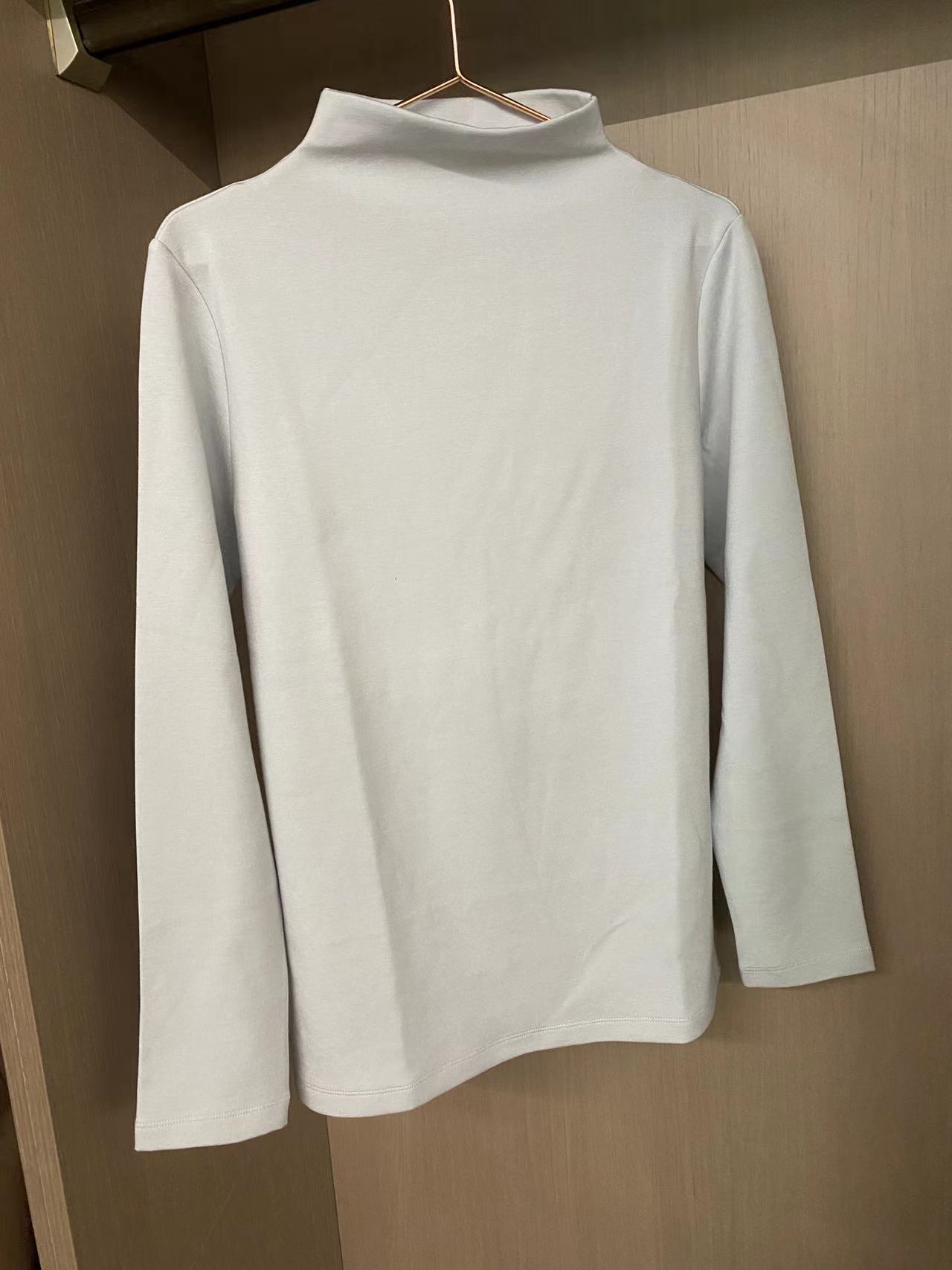 (920 Live Welfare) Ceiling base coat inner layer 100% mulberry silk solid color brushed long sleeves