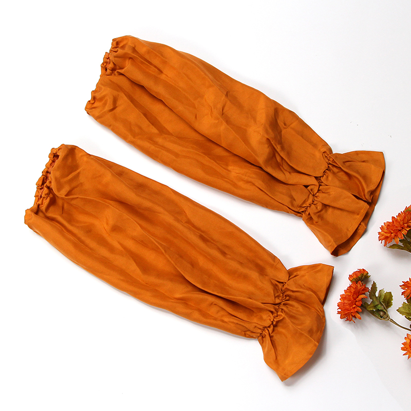 100% true silk power spinning lady sunscreen sleeve flex bicycling and driving sunshield sleeve gloves