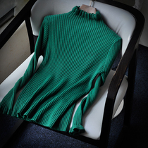 Thief beautiful ear edge inside the base shirt 2020 autumn new sweater pullover long sleeve loose sweater thick