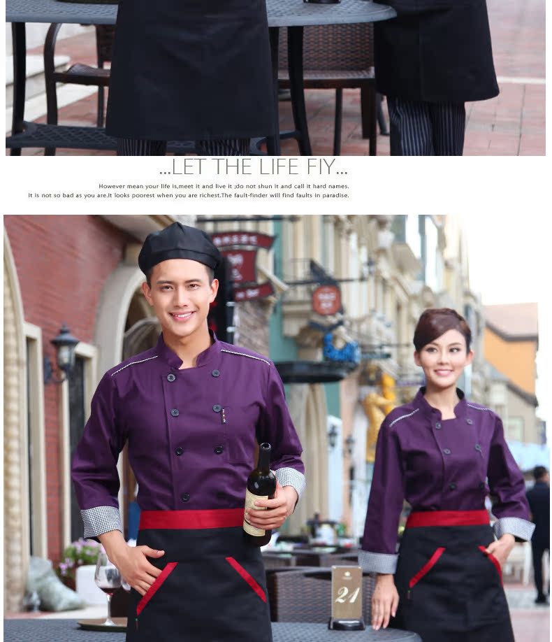 Veste chef cuisinier en polyester - Ref 1910969 Image 75