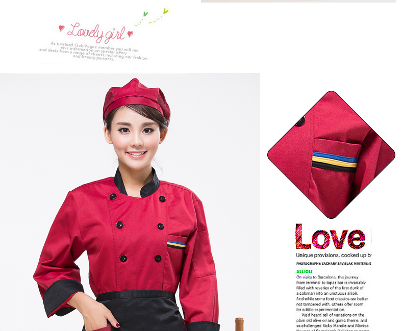 Veste chef cuisinier en polyester - Ref 1910970 Image 53