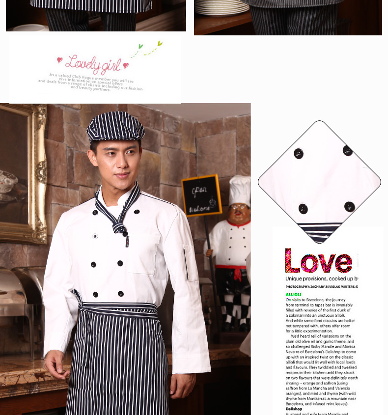 Veste chef cuisinier en polyester - Ref 1910969 Image 31