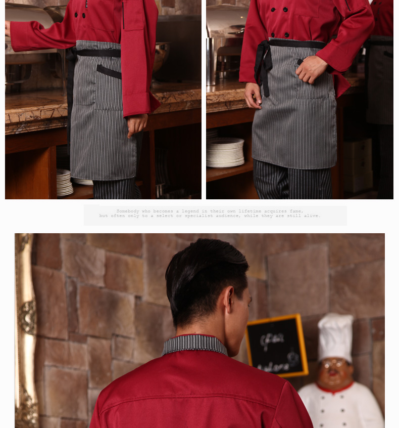 Veste chef cuisinier en polyester - Ref 1910969 Image 41
