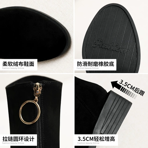 公猴 Martens, Tide, зимние универсальные короткие сапоги, флисовые туфли в английском стиле, коллекция 2022, в британском стиле